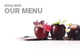 View menu | Michelin Star Hotel | Hotel Omm | Roca Moo