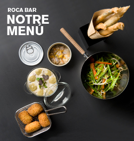 Notre menú | Restaurant Étoile Michelin Barcelone | Hotel Omm | Roca Bar