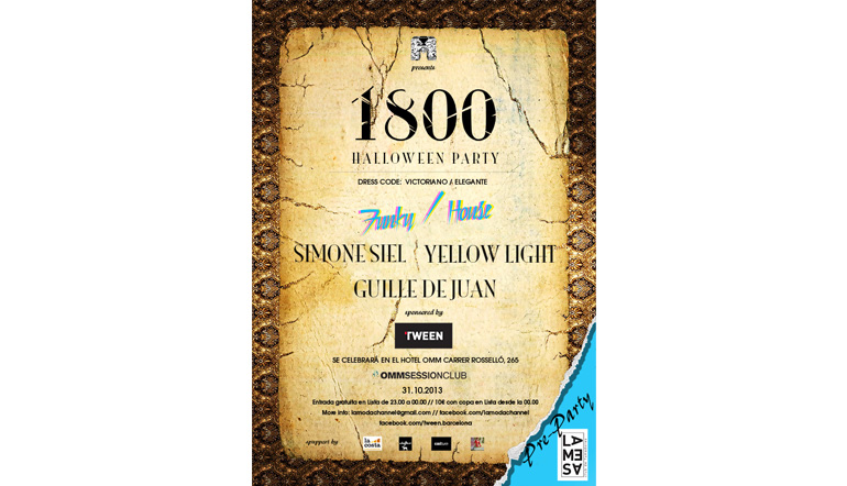 ¡Este jueves, celebra Halloween en Ommsession Club! | Hotel de Cinco Estrellas en Barcelona | Hotel Omm | Whatsup