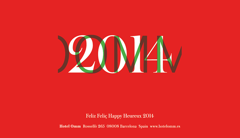 ¡Feliz Navidad y Feliz 2014! | Hotel de Cinco Estrellas en Barcelona | Hotel Omm | Whatsup